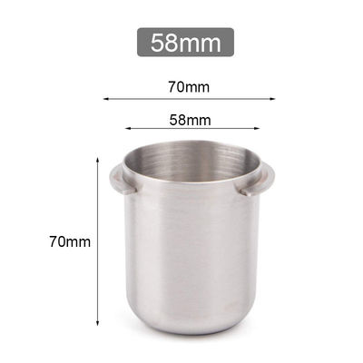 Anello di dosaggio del caffè 51/58mm Legatura di alluminio Sniffing Mug Powder Feeder Espresso Tools Cup