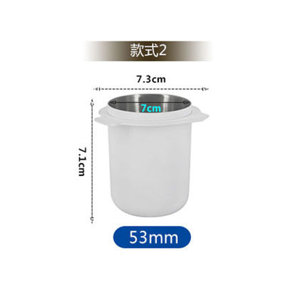 Anello di dosaggio del caffè 51/58mm Legatura di alluminio Sniffing Mug Powder Feeder Espresso Tools Cup