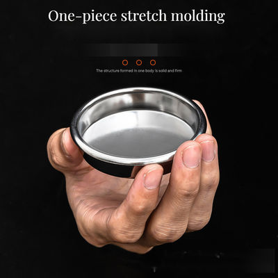 Funzione di latte di schiuma in acciaio inossidabile Portafiltre per caffè Cesto cieco per macchine da espresso