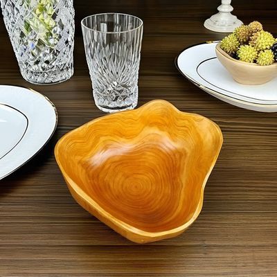 In legno Cartone Piatto di frutta utensili Tipo Bowl per cucinare utensili alimentari e servire la frutta