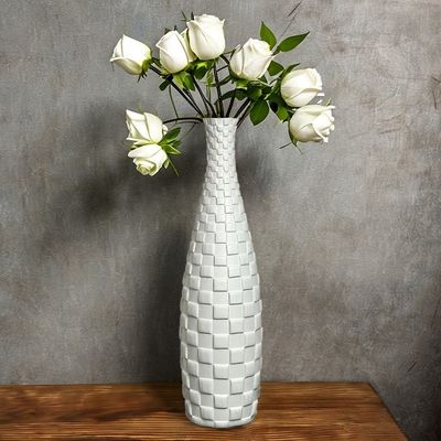 Moderno alto bianco Capiz Vaso conchiglia eccellente madre di perla Decorazione per l'interior design