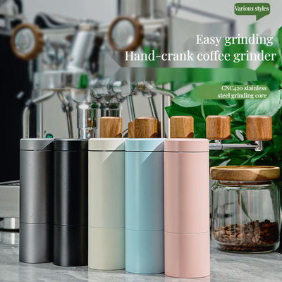 Apparecchi di legno portatili Modern Ceramic Burr Coffee Grinder Manuale Regolabile a mano Grossezza