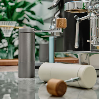 Apparecchi di legno portatili Modern Ceramic Burr Coffee Grinder Manuale Regolabile a mano Grossezza