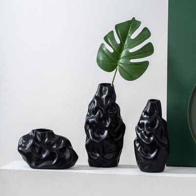 Incantevole vaso ceramico placcato d' argento per i più sofisticati pezzi centrali del matrimonio