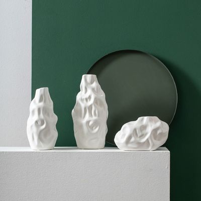 Vaso di fiori in porcellana rivestito d'argento per il tavolo o la pentola da matrimonio
