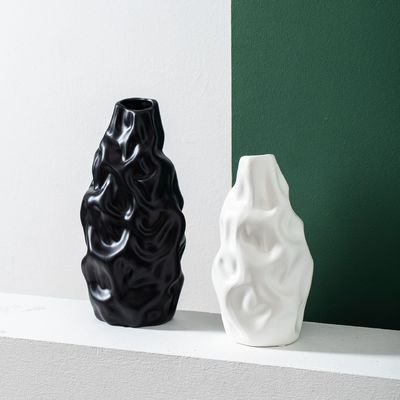 Vaso di fiori in porcellana rivestito d'argento per il tavolo o la pentola da matrimonio