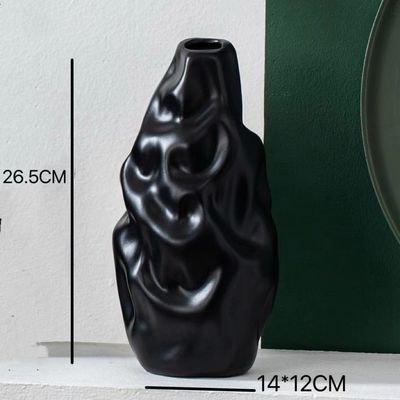 Vaso di fiori in porcellana rivestito d'argento per il tavolo o la pentola da matrimonio