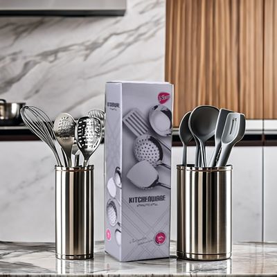 Ristorante Hotel Set di posate in acciaio inossidabile Strumenti da cucina durevoli con cucchiaio a forchetta