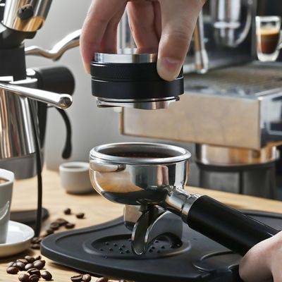 54mm 58mm doppia testa in acciaio inossidabile Coffee Tamper Leveler per l'estrazione ecologica