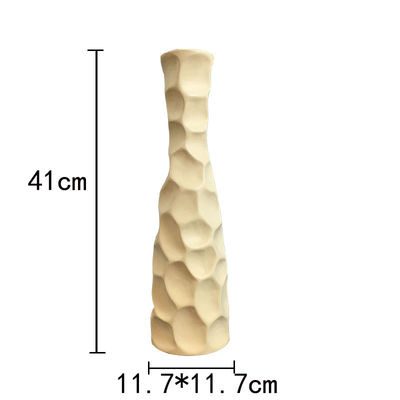 Vaso di fiori in ceramica sottile da 16 pollici per la decorazione tradizionale del tavolo