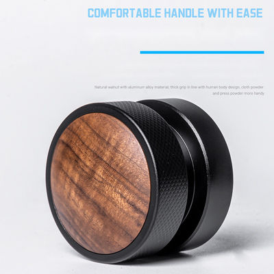 Barista Coffee Tamper 51mm 53mm 58.35mm Acciaio inossidabile con Walnut Wood Cap Espresso Tools
