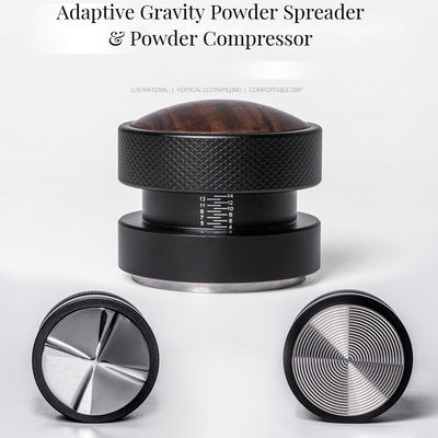58mm di acciaio inossidabile Espresso Tamper Set con tappo di legno di noce Durable e eco-friendly