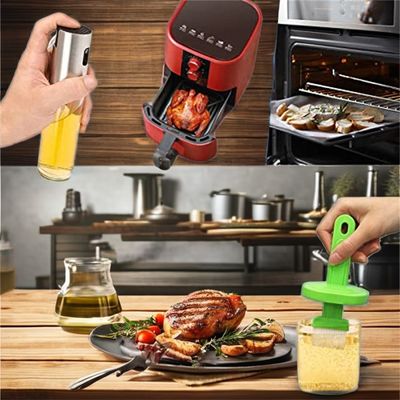 Strumenti da cucina durevoli utensili portatili in acciaio inossidabile per la cottura di insalata e barbecue
