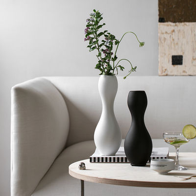 Vaso ceramico bianco e nero, moderno minimalista, colorato, colorato, colorato, colorato