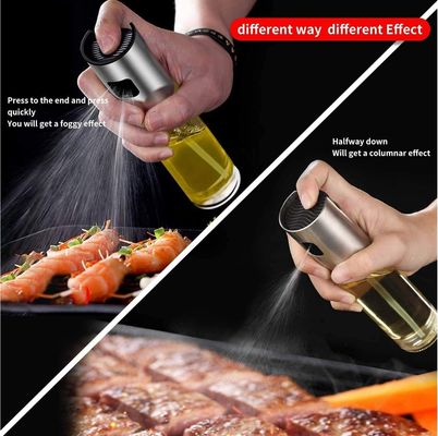 Lecitus di argento cucina casa BBQ Sprayer per grigliare olio di cottura Dispenser bottiglia 2024