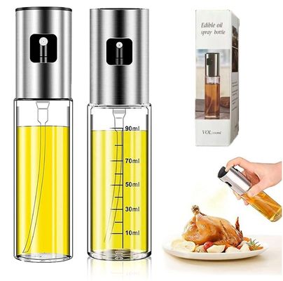 Lecitus di argento cucina casa BBQ Sprayer per grigliare olio di cottura Dispenser bottiglia 2024