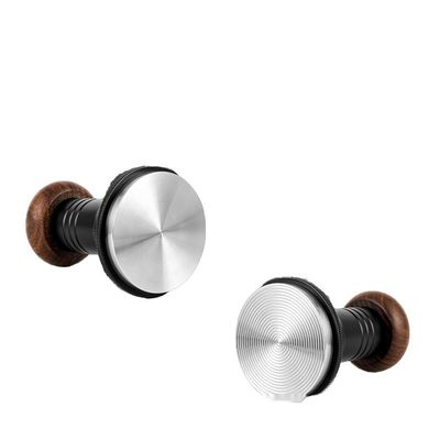 Barista' Essential Dimensione regolabile 51/53/58mm Coffee Tamper Set con maniglia in legno massello