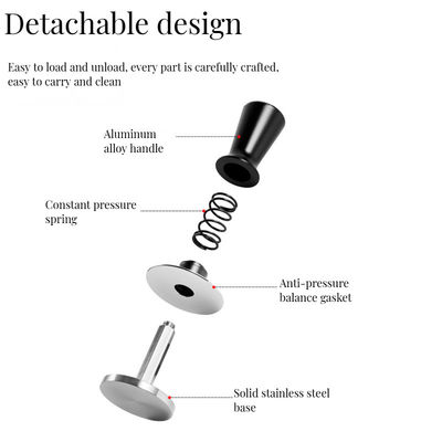Stoccato calibrato pressione molla caricato Tamper per Baristas'Custom Logo Espresso strumento