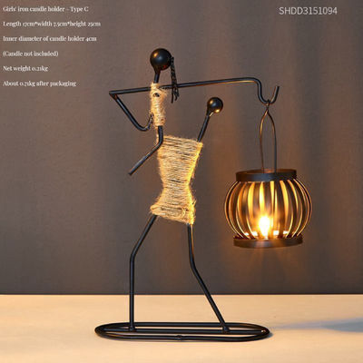 Aromaterapia d' argento Porta candelabri in ferro Ideale per la decorazione della casa Decorazione di matrimonio