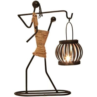 Aromaterapia d' argento Porta candelabri in ferro Ideale per la decorazione della casa Decorazione di matrimonio
