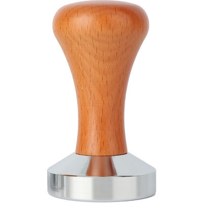 Espresso Tamper in acciaio inossidabile da 51 mm 53 mm 58 mm con maniglia portatile in legno