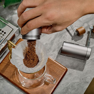 10 dollari Mini Macchine per il caffè manuali in acciaio inossidabile