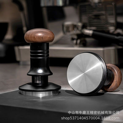Acciaio inossidabile Ripple Waffle Base Coffee Tamper per gli elevati standard di Cafe Accessorios