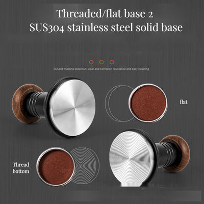 Acciaio inossidabile Ripple Waffle Base Coffee Tamper per gli elevati standard di Cafe Accessorios