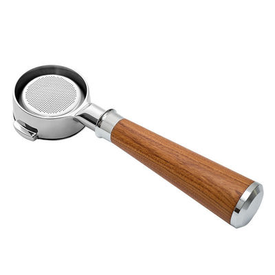 58mm PORTABLE Funnel in acciaio inossidabile e portafilter in legno per gli amanti del caffè