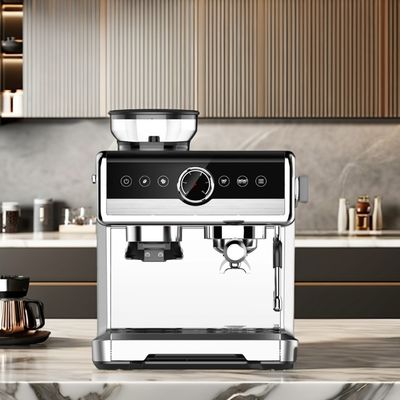 Macchina da caffè semiautomatica con tutti gli accessori Acciaio inossidabile italiano Automatica