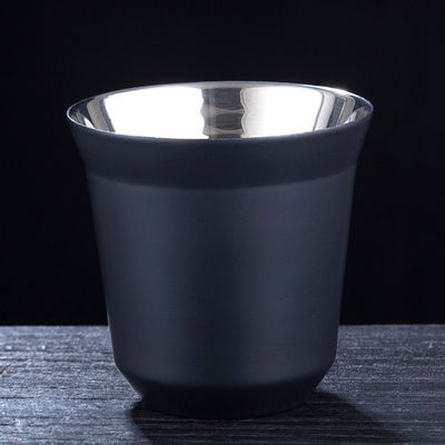 Coppa di caffè in acciaio inossidabile 304 a doppio strato, isolante termico per occasioni di festa