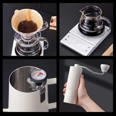 600 ml Europa Design Macchine da caffè manuali in acciaio inossidabile senza fili con velocità regolabile 48 mm