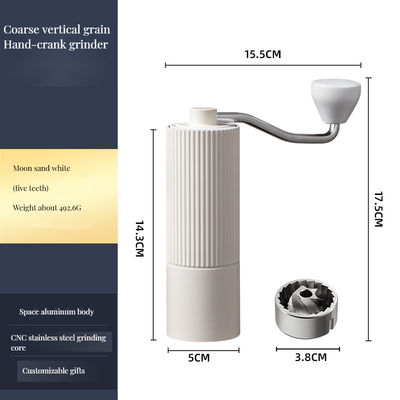 Regolabile velocità senza fili Manuale caffettiera 48mm Flat Burr acciaio inossidabile per il viaggio