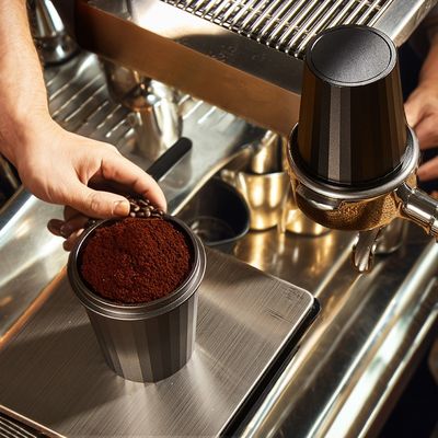 Barista preferito personalizzato Coppa di caffè in polvere in acciaio inossidabile con funzione di latte di schiuma