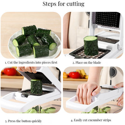 Ultimate 22 in 1 tagliatore di frutta e verdura di bambù utensili da cucina durevoli per cucine occupate