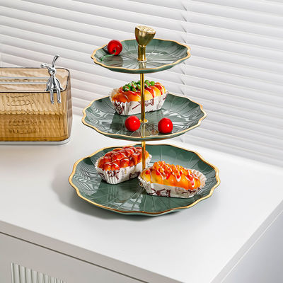 Piastra in ceramica a 3 livelli in colori personalizzati per le celebrazioni di Diwali