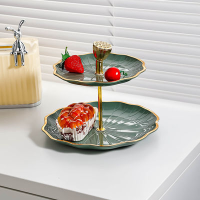 Piastra in ceramica a 3 livelli in colori personalizzati per le celebrazioni di Diwali