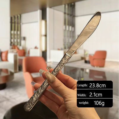 Bestek Set di posate in acciaio inossidabile per 4 persone Elegante argento in oro per ristoranti