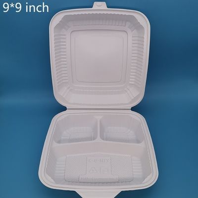 Semplicità Stile Disposable Square Plastic Lunch Box Microonde Safe Stackable Container