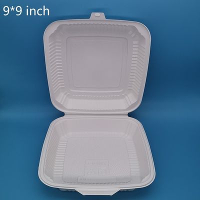 Semplicità Stile Disposable Square Plastic Lunch Box Microonde Safe Stackable Container