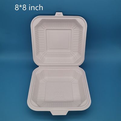Semplicità Stile Disposable Square Plastic Lunch Box Microonde Safe Stackable Container