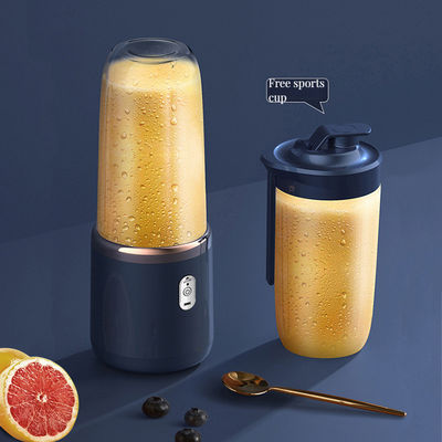 Supermercati Mixer portatile per succhi di bambù da 400 ml con contenitore e caricabatterie
