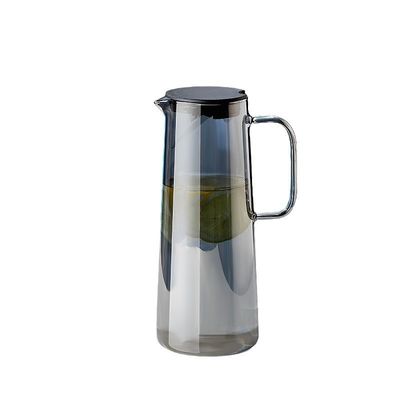 1.5L Capacità handmade design nordico alto borosilicato vetro vaso d'acqua set con coperchio rifornito