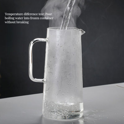 1L/1.4L Bottiglia d'acqua in vetro ad alto borosilicato con filtro in acciaio inossidabile sostenibile