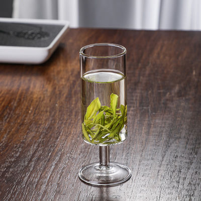 200ml Capacità Tazza di vetro personalizzata per elegante infusore di tè verde resistente alle temperature
