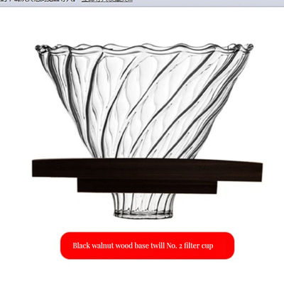 Barista cucina V-Shaped Coffee Dripper Stand con scaffale in metallo resistente alle alte temperature