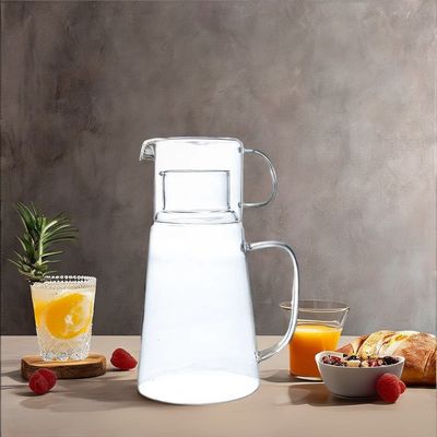 Tutto applicabile Glass Pitcher Set con tazza resistente alle alte temperature e design moderno