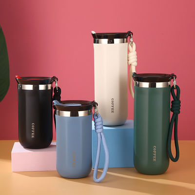 Tazze da caffè in acciaio inossidabile con coperchio Tutte applicabili Persone personalizzate 350ml 450ml