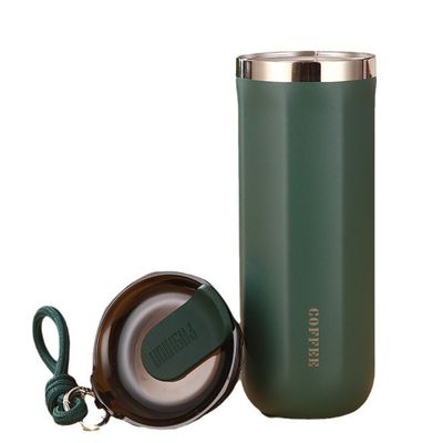 Tazze da caffè in acciaio inossidabile con coperchio Tutte applicabili Persone personalizzate 350ml 450ml