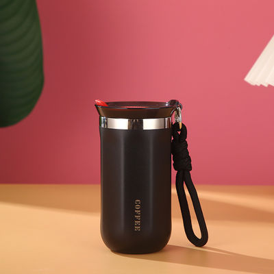 Tipo metallico Tazze da caffè in acciaio inossidabile 350 ml 450 ml Bottiglie aspiratrici per campeggio